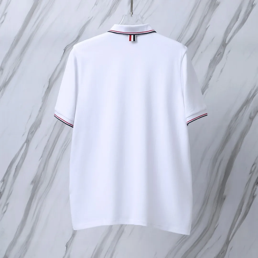 ：T 029（TB POLO ） THOM BROWNE TB 260 POLO 260 Authentic Factory Quality Same Style + Authentic Size：0/1/2/3/4 ：White/Black/Navy Blue/Gray
